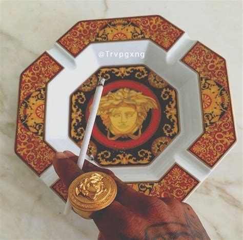 fake versace ashtray